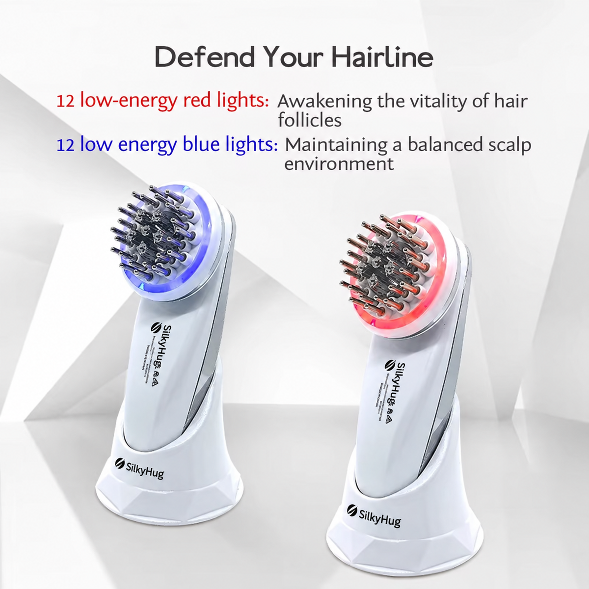 SilkyHug Multifunction Electric Vibration Hair Growth Massager