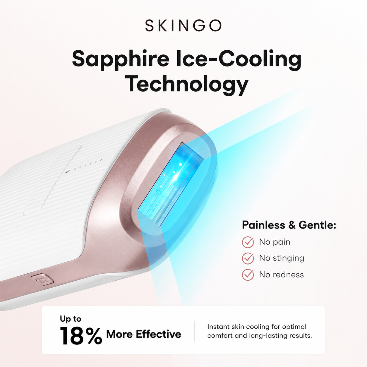 PRO - Skingo Sapphire Iceglow Hair Removal Device