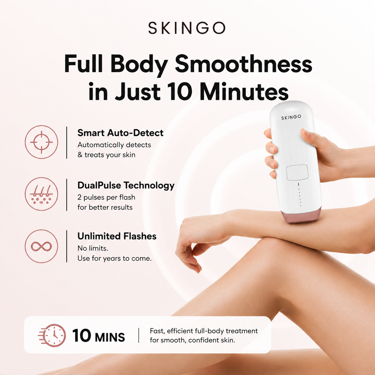 PRO - Skingo Sapphire Iceglow Hair Removal Device